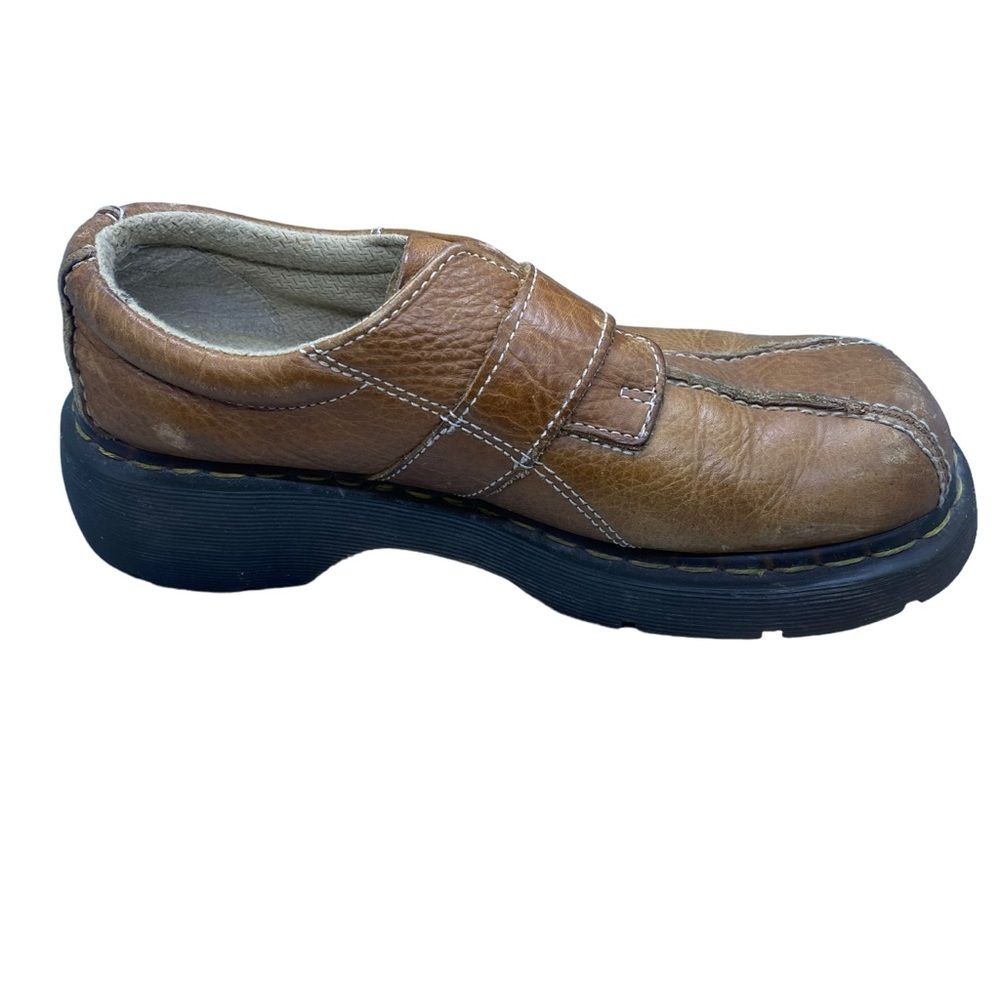 Vintage Doc Dr Martens 12282 Mary Jane Leather Monk Strap Chunky Y2K Shoes 10 L - Picture 5 of 15